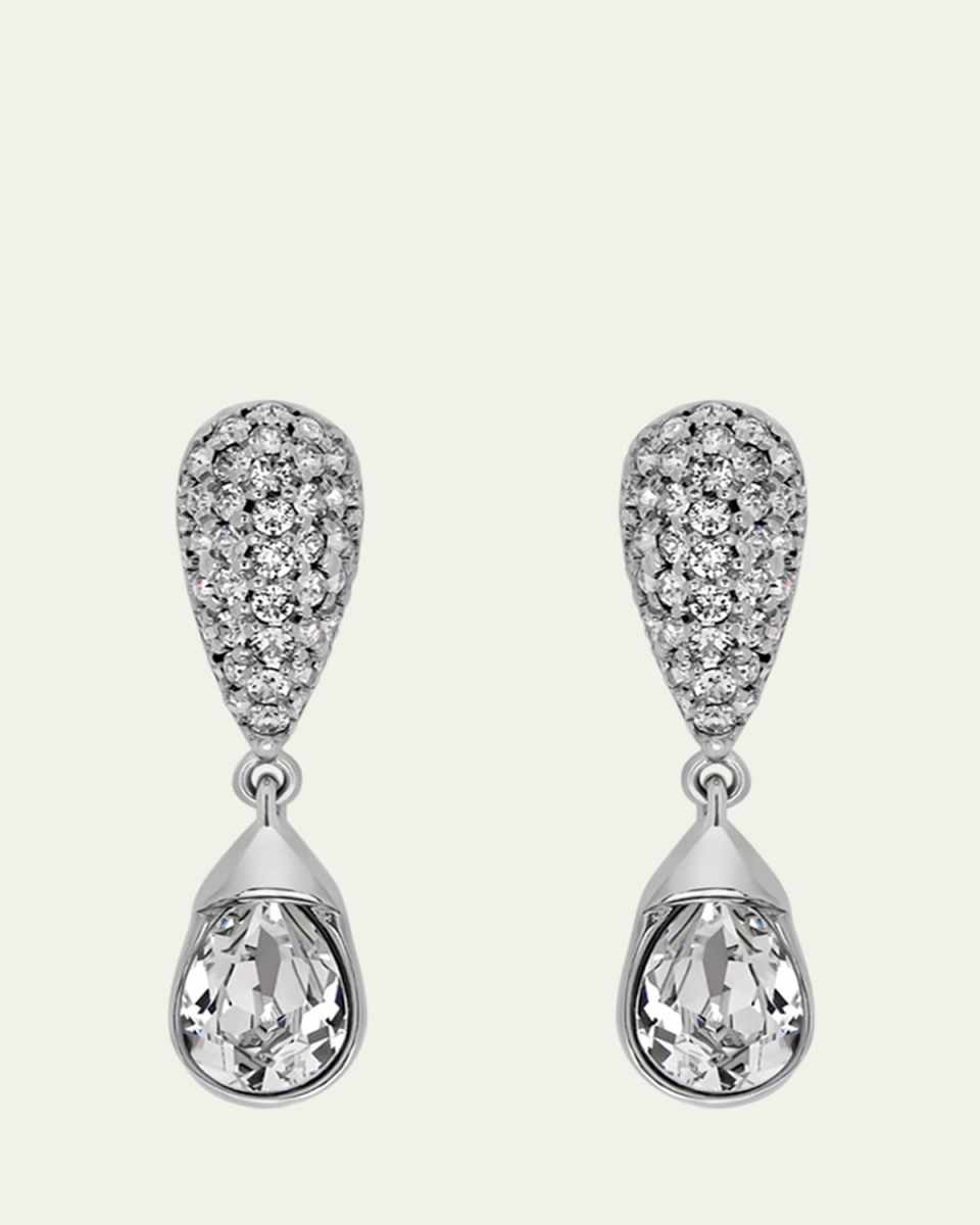 Pave Drop Earrings